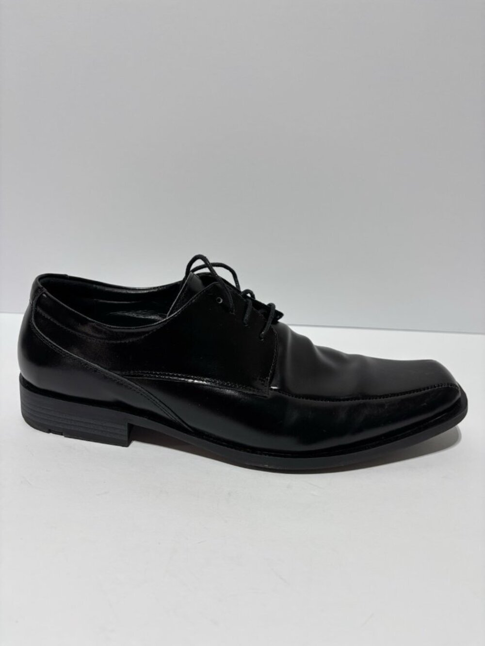 Stacy Adams Men’s Canton Black Leather Oxford, Size 10 Wide